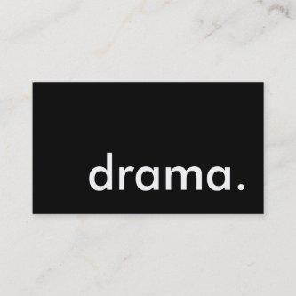 drama.
