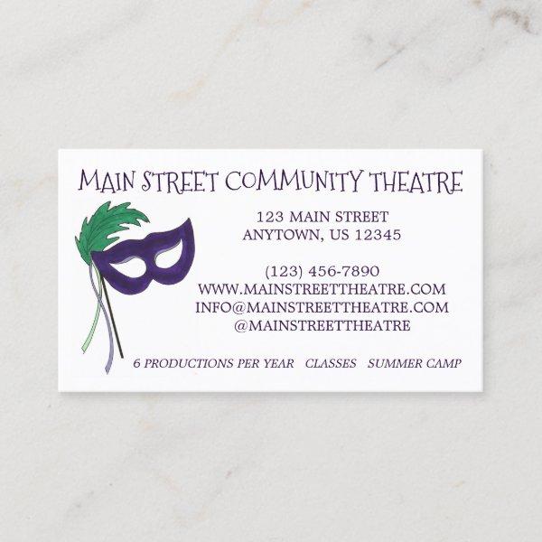 Drama Club Mask Community Theatre Theater Arts