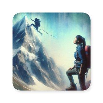 "Dream Big, Dare to Fail" Sticker Square