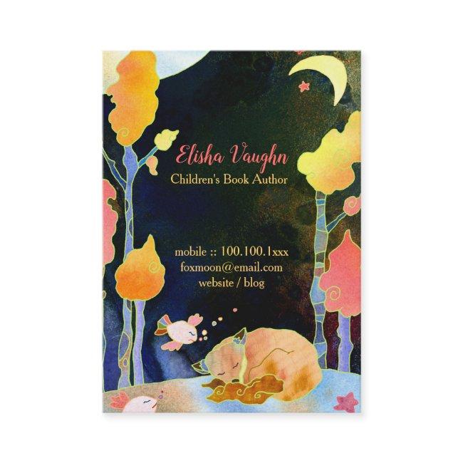 Dreaming Woodland Fox Illustration