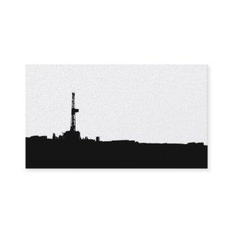 Drilling Rig Silhouette