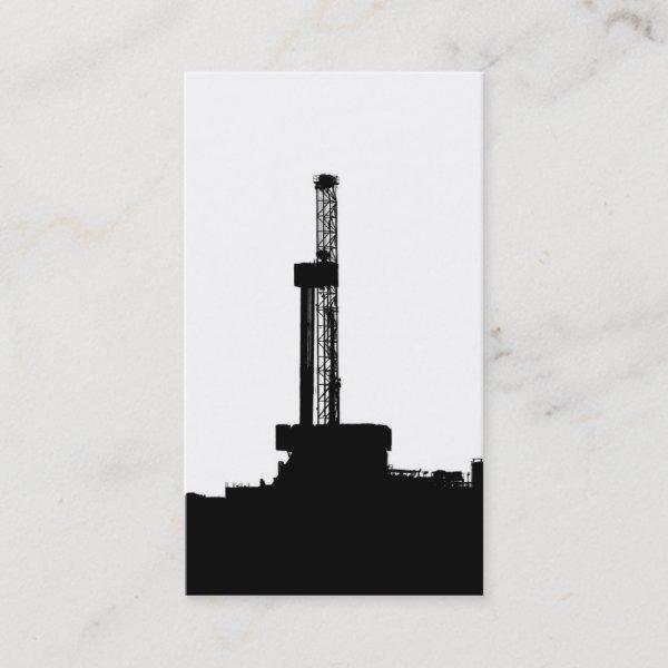 Drilling Rig Silhouette