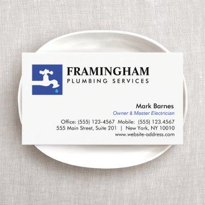Dripping Faucet Plumbing Plumbers Logo
