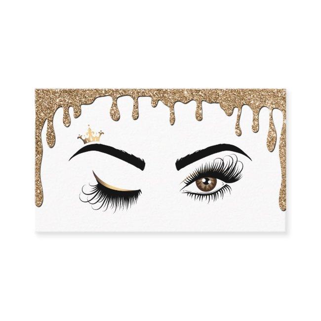 Dripping Gold Makeup artist Wink Eye Lashes
