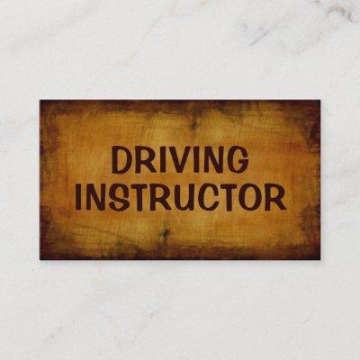 Driving Instructor Antique