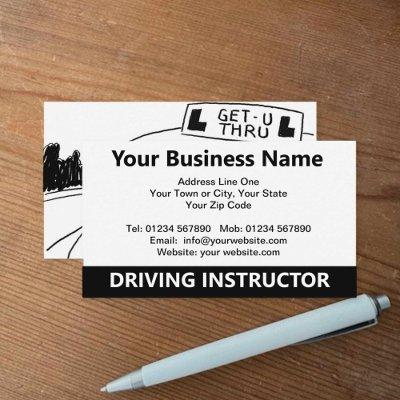 Driving Instructor Cartoon
