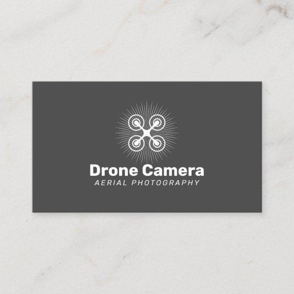 Drone Service Aerial Photography Elegant Dark Gray