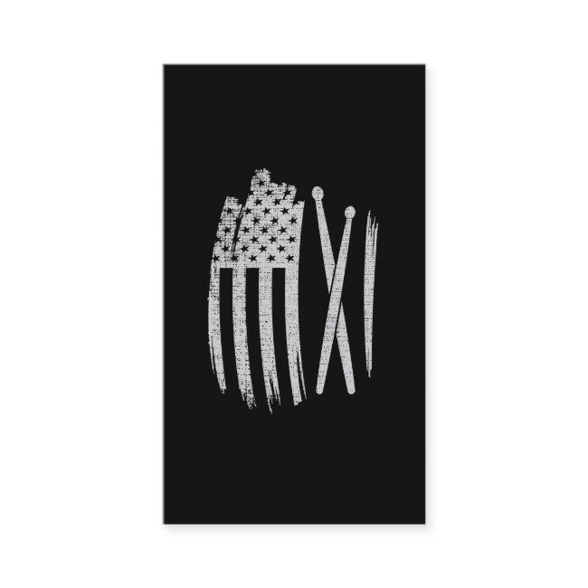 Drummer American Flag Drum Sticks Drumming