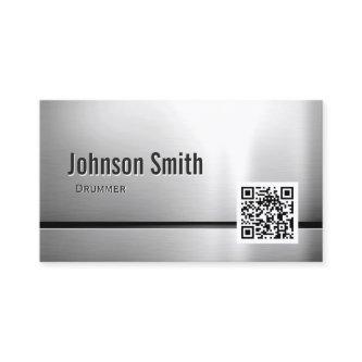 Drummer - Stainless Steel QR Code