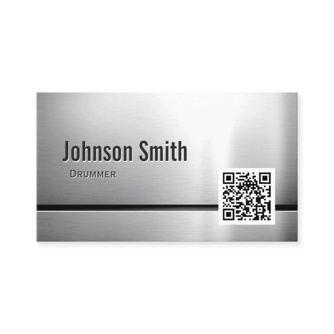 Drummer - Stainless Steel QR Code