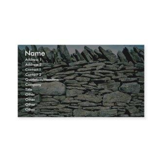 Dry stone wall