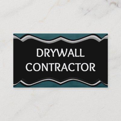 Drywall Contractor Elegant Name Plate