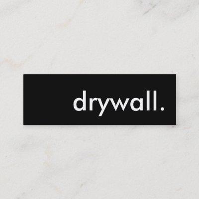 drywall. mini