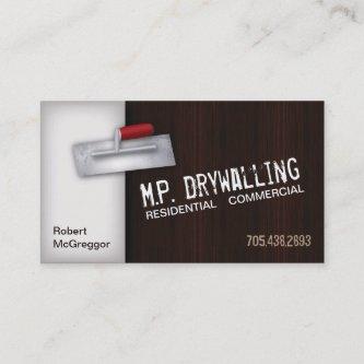 Drywalling  - Trowel & Wood Texture