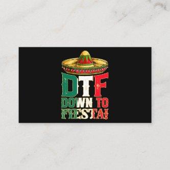 DTF Down To Fiesta Mexico Cinco de Mayo Men Mexica