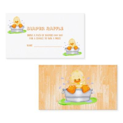 Duck in a Tub Baby Shower Diaper Raffle
