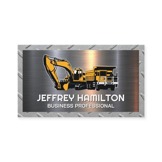 Dump Truck Excavator | Diamond Plate Steel Sheet
