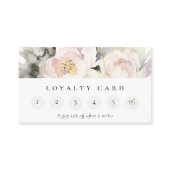 Dusky Blush Peony Floral Bunch 6 Punch Loyalty
