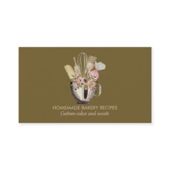 Dust Green Sage Bakery Cake Maker Cupcake Shop