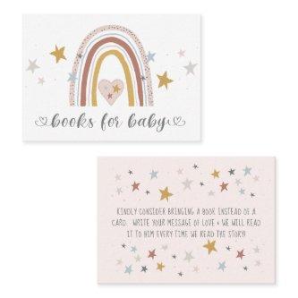 Dusty Pink Modern Rainbow Books for Baby Enclosure