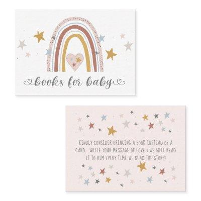 Dusty Pink Modern Rainbow Books for Baby Enclosure