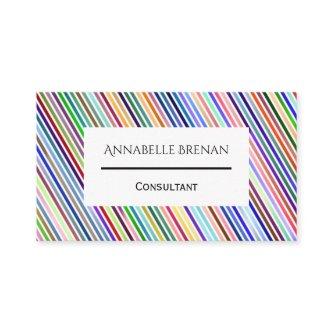 Dynamic Eye Catching Colorful Pinstripes