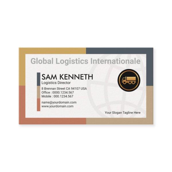 Dynamic Rectangle Border Global Logistics