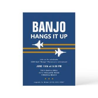 EA-18G Growler Fighter Jet Party Invitation