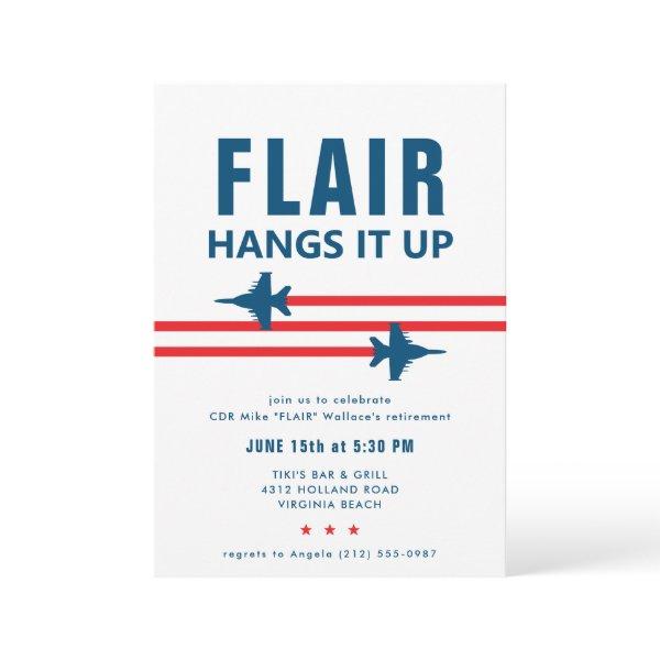EA-18G Growler Fighter Jet Party Invitation