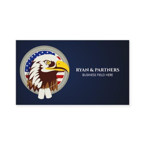 Eagle Emblem USA Flag