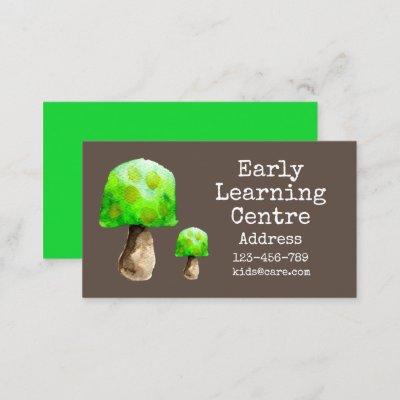 Early Learning Daycare cute mushroom