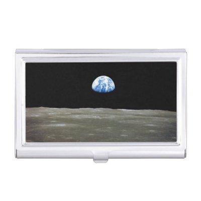Earth from Moon in Black Space: Earthrise  Case