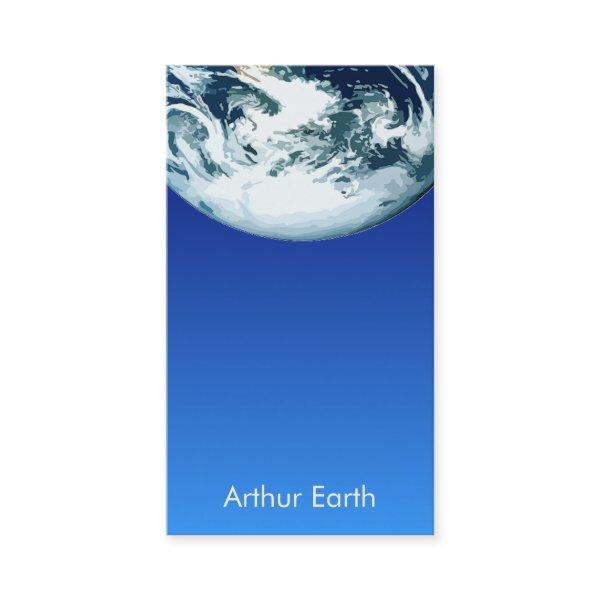Earth from Space Card