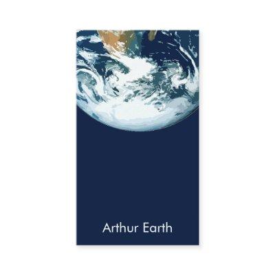 Earth from Space w/ QR Code