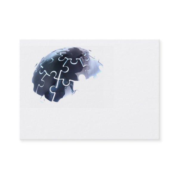 Earth jigsaw glow