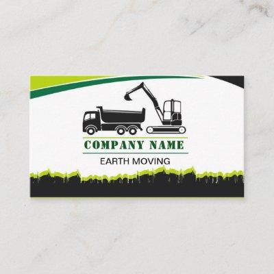Earth moving, excavator, landscaping