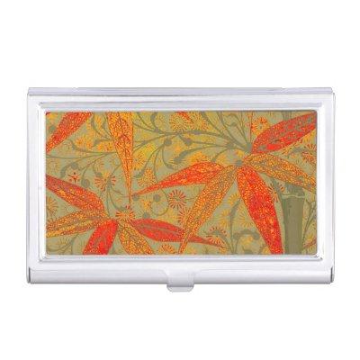 Earthy Bamboo Art Vintage Print Orange   Case