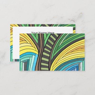 Earthy & Wild Abstract Stripes Design