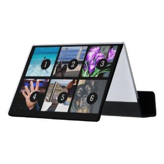 Easily Design Your Own holder with 6 images