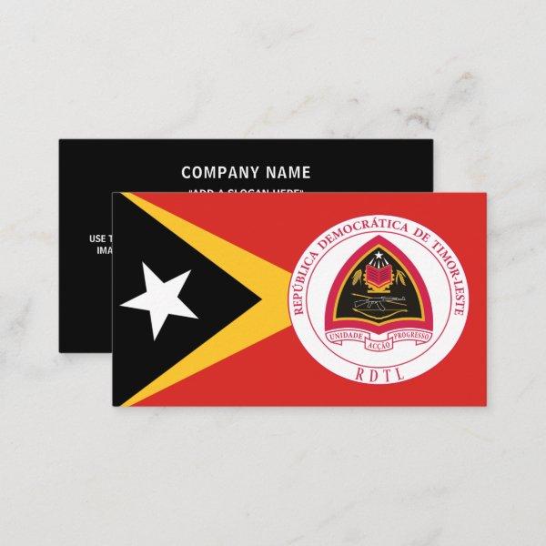 East Timorese Flag & Coat of Arms, East Timor