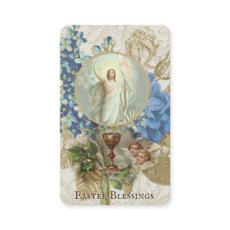 Easter Religious Paschal Prayer Holy Card