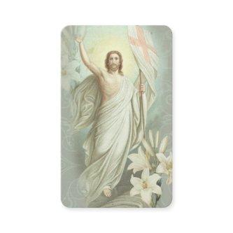 Easter Religious Paschal Prayer Holy Card