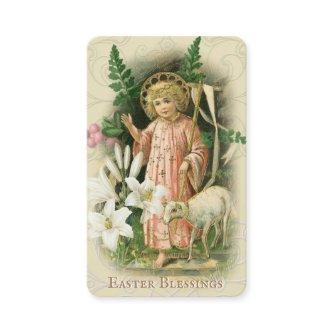 Easter Religious Paschal Prayer Holy Card