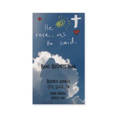 Easter Resurrection He Is Risen Jesus Rose