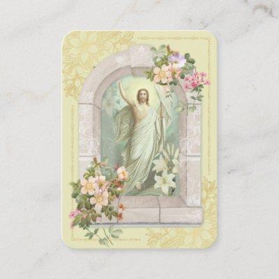 Easter Resurrection Holy Cards w/prayer St. John