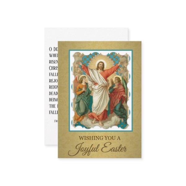 Easter Resurrection Holy Cards w/prayer St. John