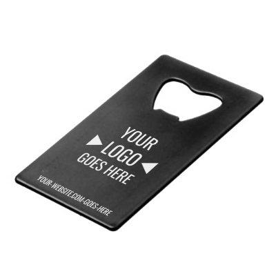 Easy Custom Corporate Business Logo Credit Card Bottle Opener