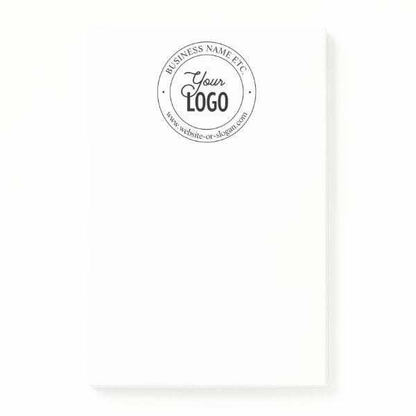 Easy Logo Replacement & Customizable Text Post-it Notes