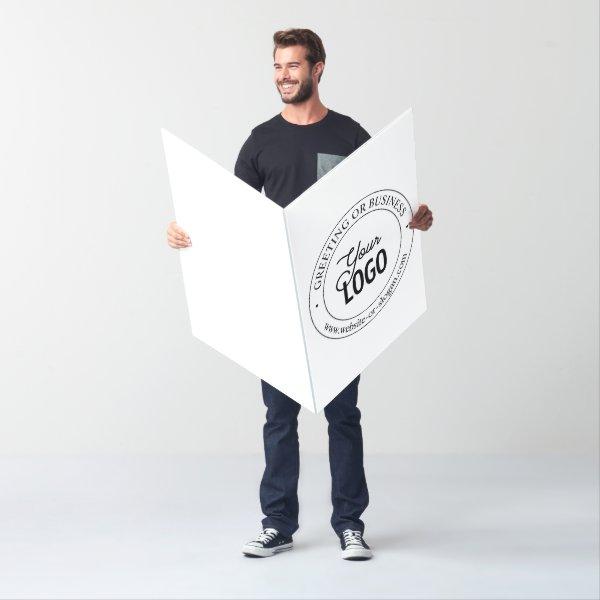 Easy Logo Replacement & Customizable Text | White Card