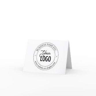 Easy Logo Replacement & Customizable Text | White Thank You Card